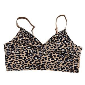 Blake & Co Cheetah Animal Print Comfort Bra Size XL